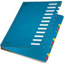 LEITZ Pultordner Deskorganizer Color, A4, 1-12, blau