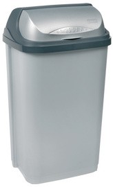 keeeper Abfallbehälter "rasmus", 50 Liter, silber