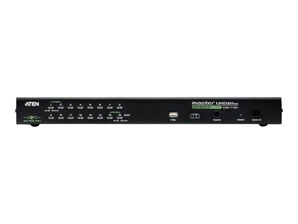 ATEN KVM Switch, 16-fach, CS1716i, IP basierender KVM over the Net, mit Rem CS1716I