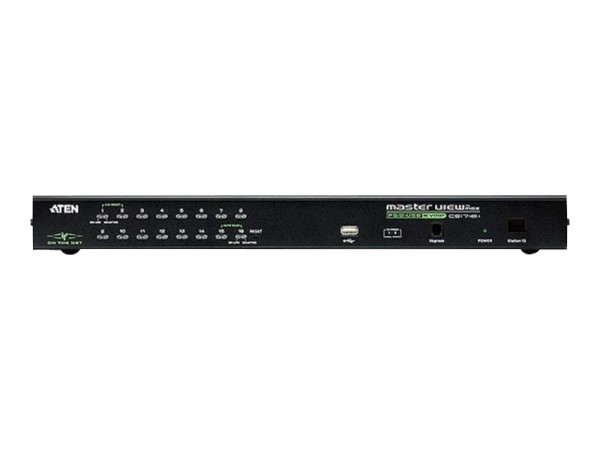 ATEN KVM Switch, 16-fach, CS1716i, IP basierender KVM over the Net, mit Rem CS1716I