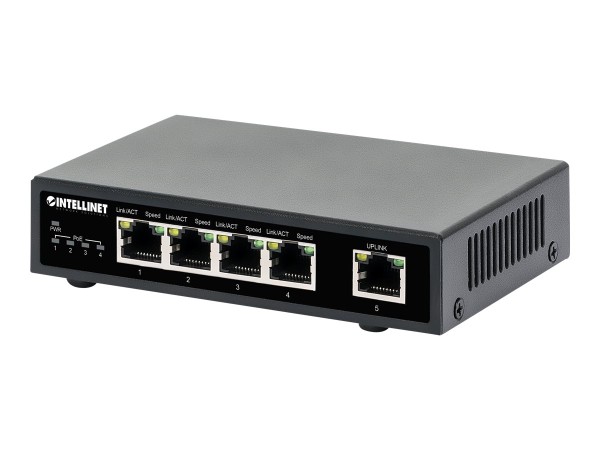 INTELLINET INTELLINET 5-Port Gigabit PoE+ Switch 62W