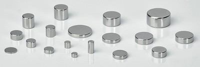 MAUL Neodym-Scheibenmagnet, 8 mm, Haftkraft: 1,5 kg, silber