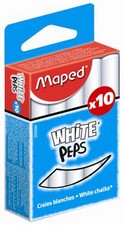 Maped Wandtafelkreide WHITE'PEPS, rund, weiß