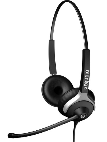 GEQUDIO GEQUDIO Headset 2-Ohr mit 3,5mm Klinke