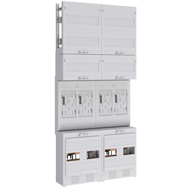 ABN BRAUN AG ABN Zählerplatz eHZ 4Z EZ27340 m.Klemmstein OKK 5p 500x1050mm EZ27340