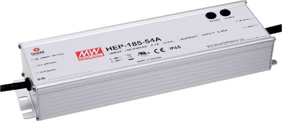 MEAN WELL AC/DC-Einbaunetzteil Mean Well HEP-185-24A 24 V/DC 7800 mA 185 W HEP-185-24A