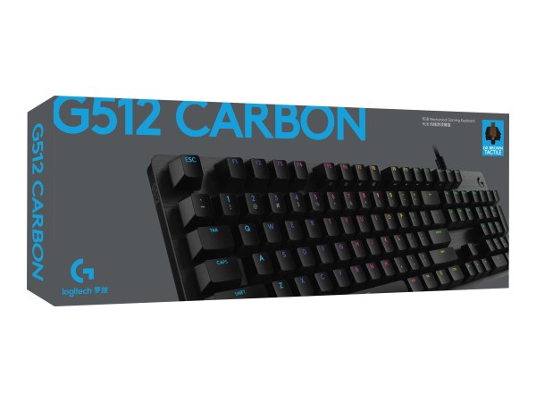 LOGITECH G512 CARBON GX BROWN CARBON 920-009349