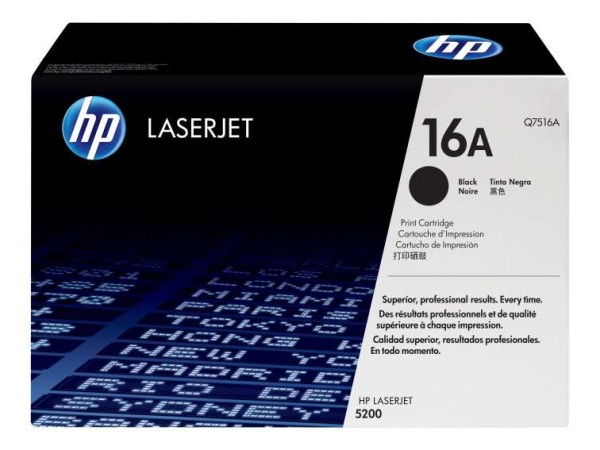 HP 16A Schwarz LaserJet Tonerpatrone (Q7516A) Q7516A
