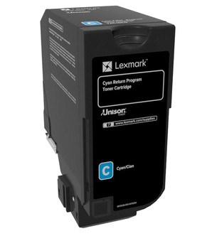 Lexmark Cyan - Tonereinheit Original - Cyan - 8.000 Seiten