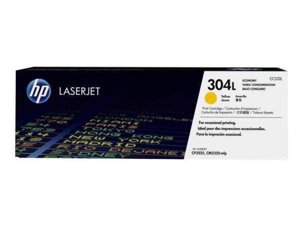 HP 304L Economy Gelb LaserJet Tonerpatrone (CC532L) CC532L