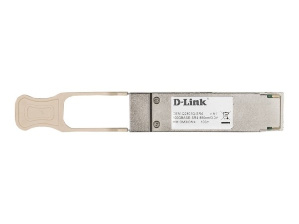 D-LINK D-LINK DEM-Q2801Q-SR4 100GBase-SR4 Multi-Mode QSFP28 Transceiver