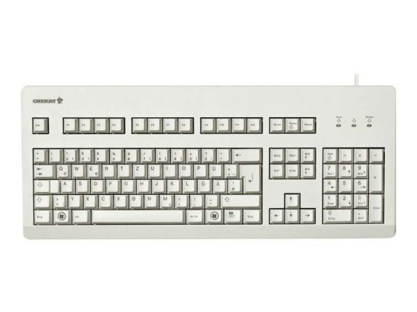 CHERRY G80-3000LPCFR-0 PS/2 USB Tastatur (FR) grau G80-3000LPCFR-0