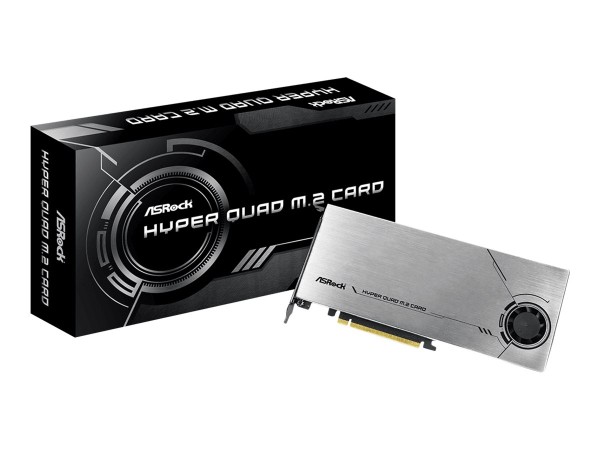 ASROCK Hyper Quad M.2 Card bis zu 4x M.2 SSD 90-MCA0G0-00UANZ