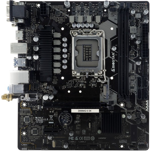 BIOSTAR BIOSTAR Z690MX2-E D4 S1700