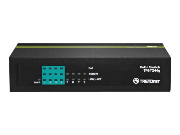 TRENDNET 8-PORT GREENNET GIGABIT POE TPE-TG44G