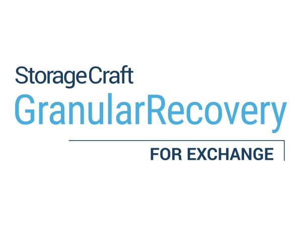 STORAGECRAFT STORAGECRAFT ShadowProtect Granular Recovery for Exchange Upgrade from 250 to 250 for external produ