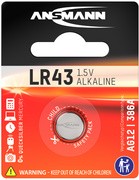 ANSMANN Alkaline Knopfzelle "LR44", 1,5 Volt (V13GA)