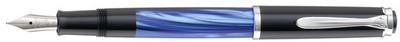 Pelikan Füllhalter M 205, blau marmoriert, B