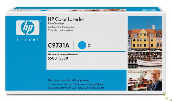 HP 645A - Tonereinheit Original - Cyan - 12.000 Seiten