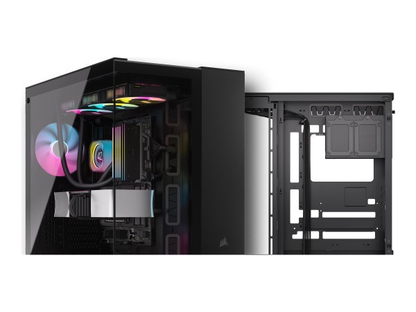 CORSAIR Geh Midi 6500X iCUE LINK RGB Dual Chamber Black CC-9011269-WW