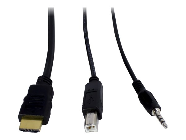 INTERTECH INTER-TECH KVM KVM-AS-41HA HDMI line in 4x HDMI 8x 3,5mm 3pol. Kl 88887242