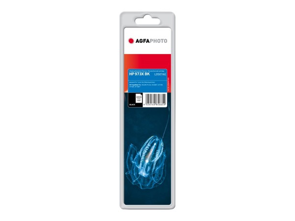 AGFA AGFAPHOTO Ink Cart.replaces HP Ink L0S07AE No.973X black für HP PageWide Pro 452dw (APHP973XB)