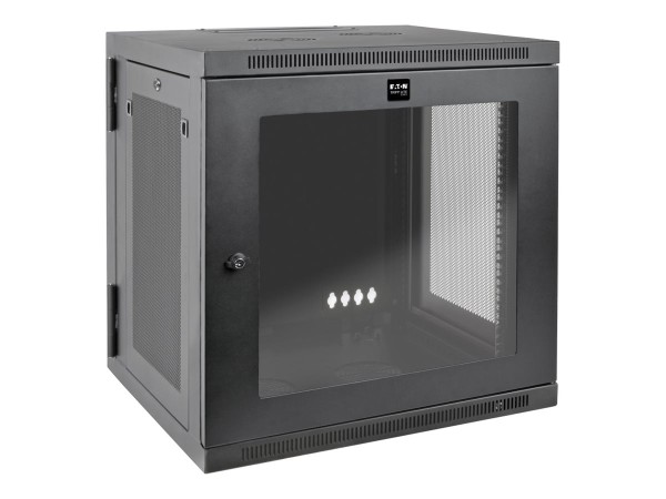 EATON EATON TRIPPLITE SmartRack 12U UPS-Depth Wall-Mount Small Rack Enclosure Clear Acrylic Window Hinged