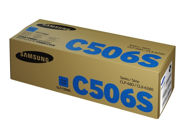 SAMSUNG Toner CLT-C506S cyan (ca. 1500 Seiten) Polymertoner SU047A