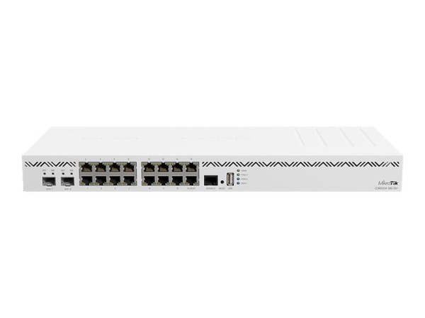 MIKROTIK Cloud Core Router CCR2004-16G-2S+ - Router - 10 GigE - an Rack mon CCR2004-16G-2S+