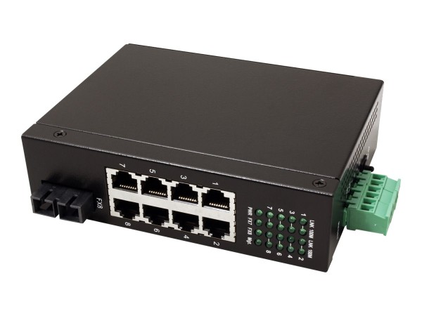 ROLINE Industr Switch 7x10/100 100FX SC 21.13.1152