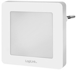 LogiLink LED-Orientierungslicht mit Dämmerungssensor, weiß