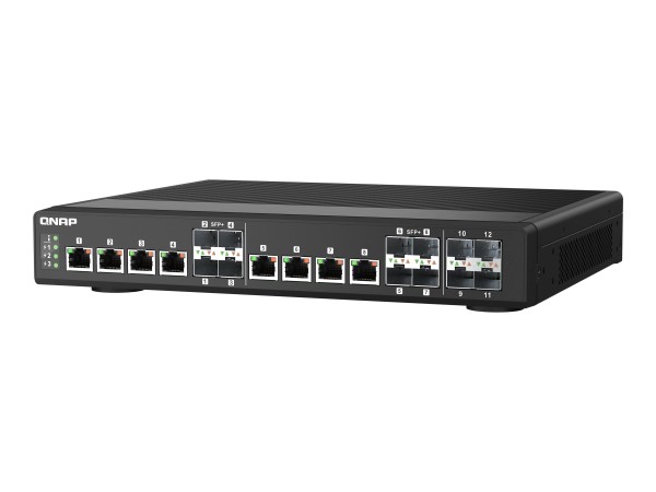 QNAP QSW-IM1200-8C - Switch - managed - 4 x 10 Gigabit SFP+ + 8 x combo 10 QSW-IM1200-8C