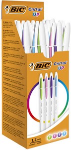 BIC Kugelschreiber Cristal Up Fashion, sortiert, 20er Karton