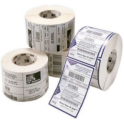 ZEBRA ZEBRA LABEL PAPER 102X64MM UNCOATED