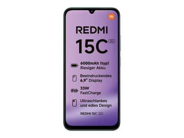 XIAOMI XIAOMI Redmi 15C 5G 128GB grün