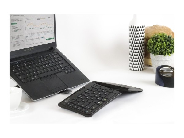 BAKKERELKHUIZEN BAKKERELKHUIZEN Goldtouch Travel Go Bluetooth - Bluetooth - Büro - Kabellos - Batterie/Akku - Schwar