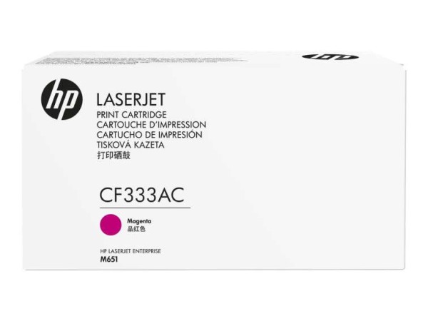 HP Toner/654A Magenta Contract LJ Cart CF333AC