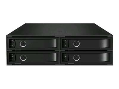 RAIDSONIC Backplane 4x6,3cm SATA/SAS in 1x5,25" IB-2242SSK (b) IB-2242SSK