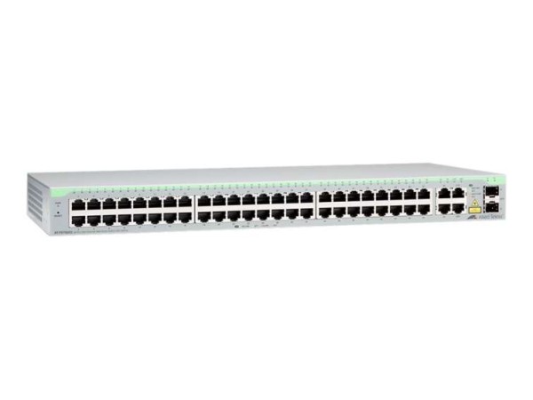ALLIED TELESIS 48 PF LAN WEBSMART SWITCH 4PORT AT-FS750/52-30