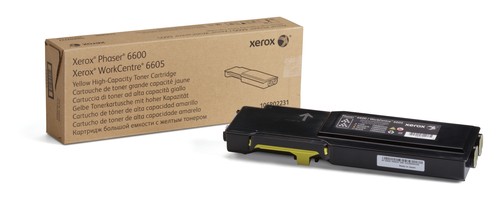 Xerox Phaser 6600/WorkCentre 6605 Hochleistungs-Tonerpatrone Gelb (6.000 Seiten)