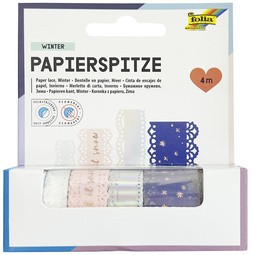 folia Papierspitze WINTER, selbstklebend