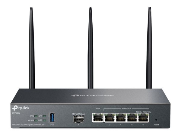TP-LINK Omada AX3000 Wi-Fi 6 Gigabit VPN Router ER706W