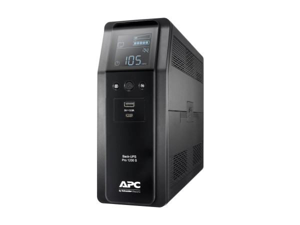 APC APC Back UPS Pro BR 1200VA Sinewave 8 Outlets AVR LCD interface