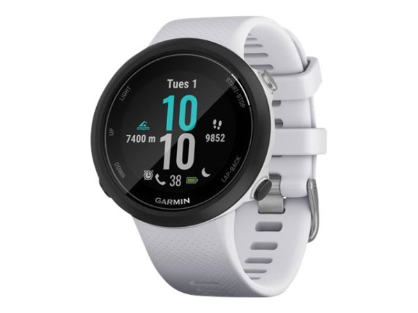 GARMIN GARMIN SWIM 2 GPS-Schwimmuhr, steinweiß/silber