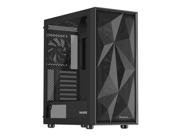GENESIS GENESIS Gehäuse DIAXID 605F mit Sichtfenster schwarz (NPC-2046)