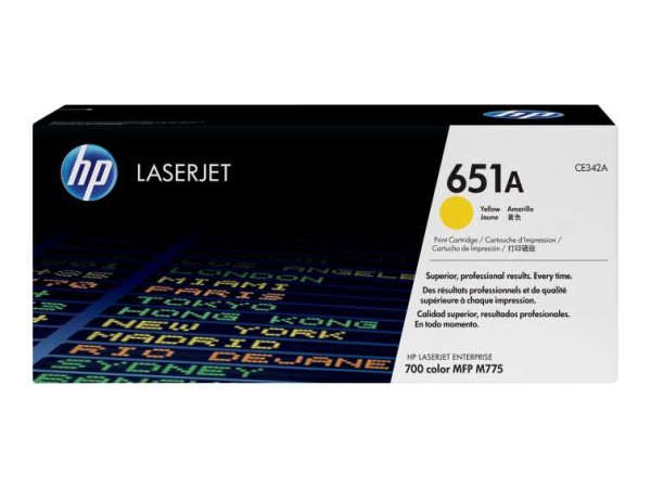 HP 651A Gelb LaserJet Tonerpatrone (CE342A) CE342A