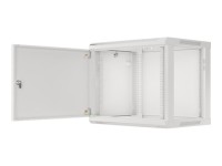LANBERG LANBERG Rack Wandschrank 19" 9U/600X450 Metalltür grau LANBERG LANBERG Rack Wandschrank 19" 9U/600X450 Metalltür grau