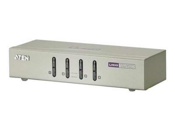 ATEN KVM Switch, 4-fach, CS74U, USB, Audio CS74U