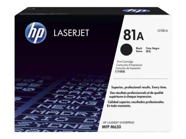 HP 81A Schwarz LaserJet Tonerpatrone (CF281A) CF281A