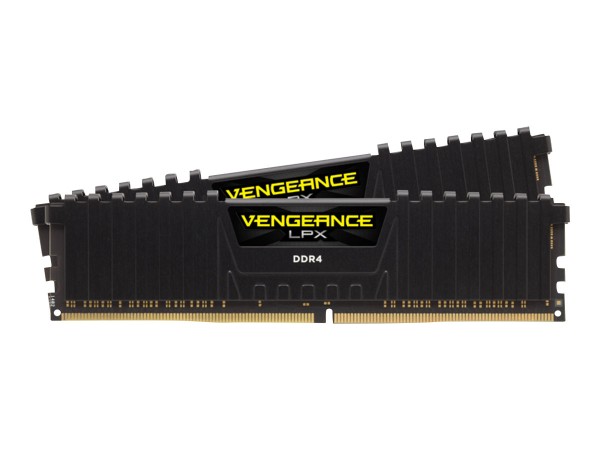 16GB DDR4-3000-15 Corsair Vengeance LPX bk K2 COR CMK16GX4M2B3000C15